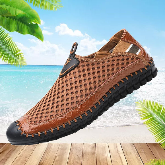 Hizada New Men's Summer Breathable Mesh Shoes