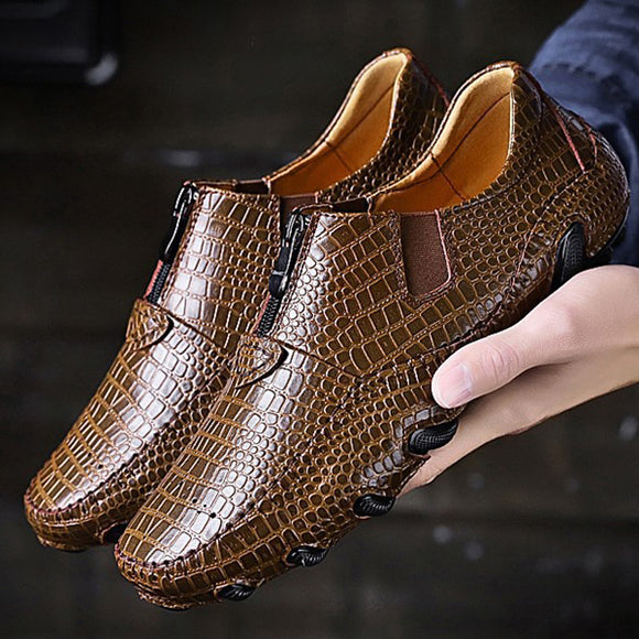 2019 Men's Fashion High Quality Leather Breathable Shoes