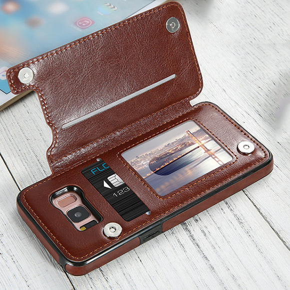Luxury Retro Leather Card Slot Holder Cover Case For Samsung S10/Plus/Lite Note 9 8 S9 S8/Plus S7/Edge(Buy 2 Get 10% off, 3 Get 15% off)