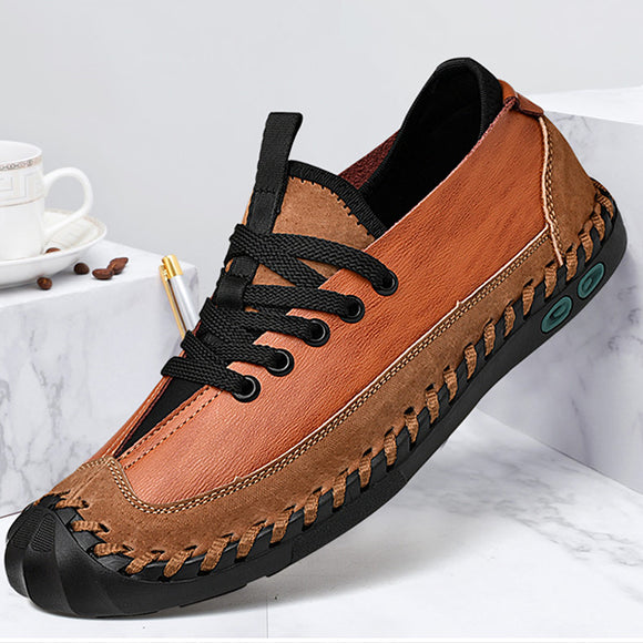 Fashion Handmade Leather Men's Casual Shoes