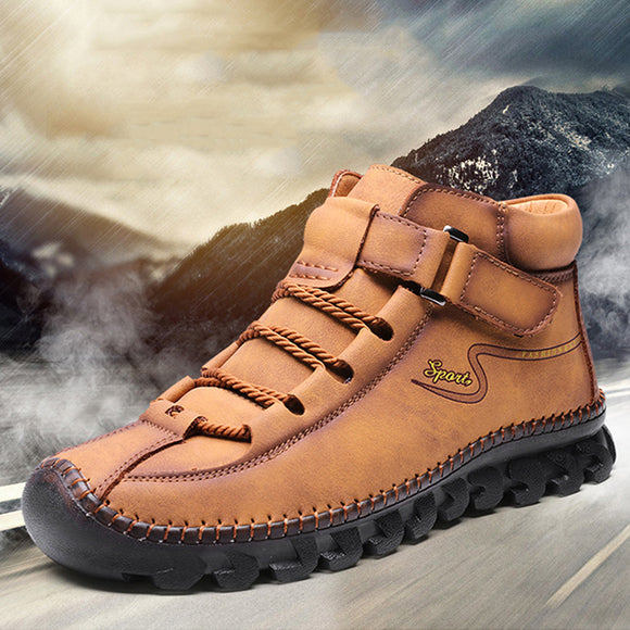 2019 Fashion Men's Handmade Soft Comfortable Casual Outdoor Boots
