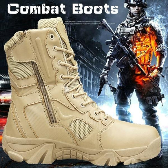 2019 Military Tactical Boots Desert Combat Outdoor Army Hiking Shoes