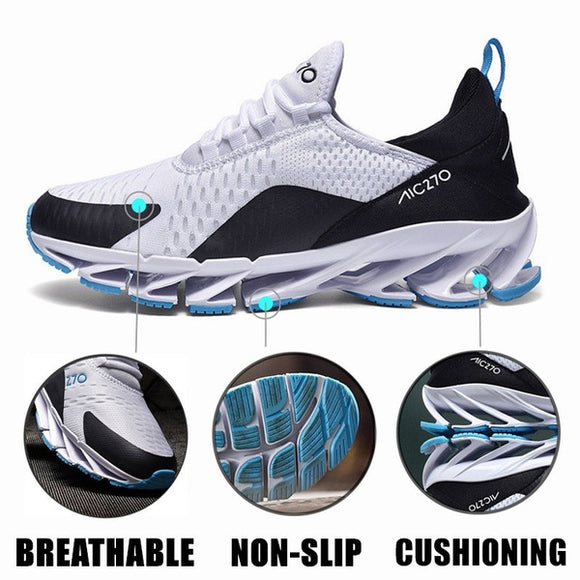Hizada Men's Soft Breathable Sport Running Shoes