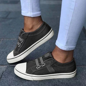 Slide Canvas Round Toe Casual Outdoor Women Sneakers