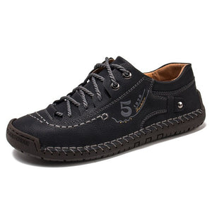 Men's Hand Stitching Comfort Soft Leather Casual Shoes(Buy 2 Get 10% OFF, 3 Get 15% OFF)
