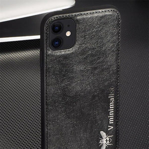 Luxury Business Leather Silicone Phone Case For iPhone 11/Pro/Max X XR XS MAX 8 7 6S 6/Plus