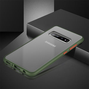 Ultra Thin Matte Shockproof Anti-knock Armor Case For Samsung Note 10/Pro S10/Plus/E