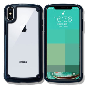 Luxury Shockproof Armor Transparent Case For iPhone 11/Pro/Max X XR XS MAX 8 7 6S 6/Plus