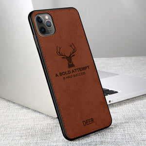 Luxury Ultra Thin Deer Cloth Phone Case For iPhone 11 Pro Max X XR XS MAX 8 7 6S 6/Plus