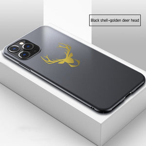 Luxury Ultra Thin Deer Pattern Matte Case For iPhone 11/Pro/Max X XR XS MAX 8 7 6S 6/Plus