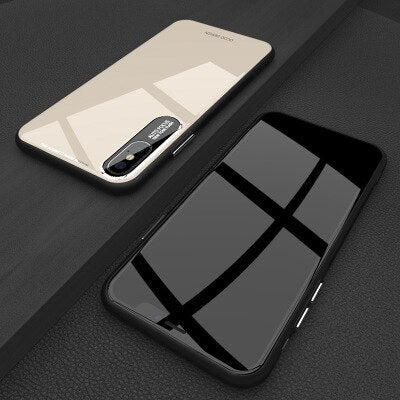 Luxury Glossy Porcelain Protective Phone Case For iPhone X XR XS MAX 8 7 6S 6/Plus