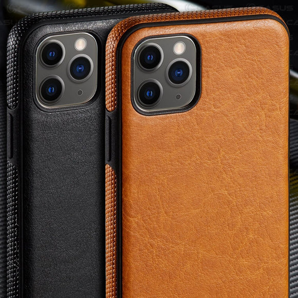 Luxury Ultra Thin Leather Back Cover For iPhone 11/Pro/Max X XR XS MAX 8 7 6S 6/Plus
