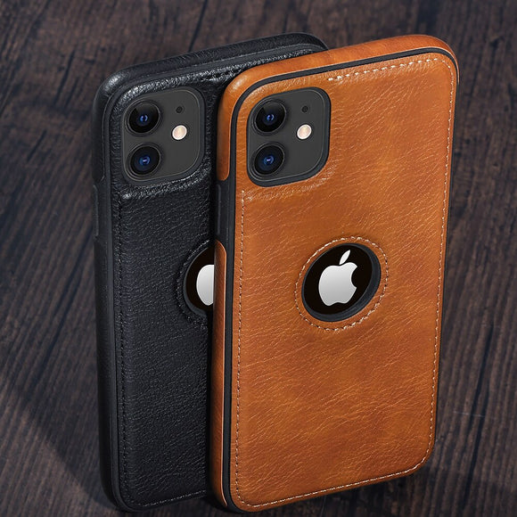 Retro Style Luxury Business Leather Stitching Case For iPhone 11/Pro/Max X XR XS MAX 8 7 6S 6/Plus