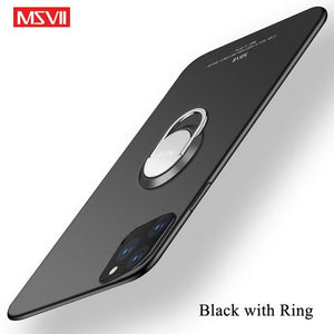 Ultra Thin Matte Magnetic Ring Holder Case For iPhone 11 Pro Max X XR XS MAX 8 7 6S 6/Plus