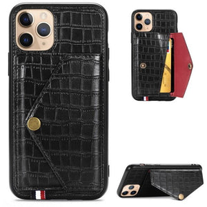 Hizada 2020 Fashion New Leather Card Slot Cover For iPhone 11/Pro/Max X XR XS MAX 8 7 6S 6/Plus