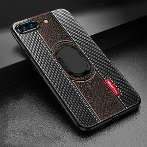Luxury Magnetic Suction Bracket Finger Ring Soft TPU Cover For iPhone X XR XS MAX 8 7 6S 6/Plus