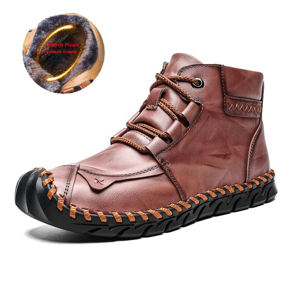 High Quality Leather Autumn Winter Men's Boots