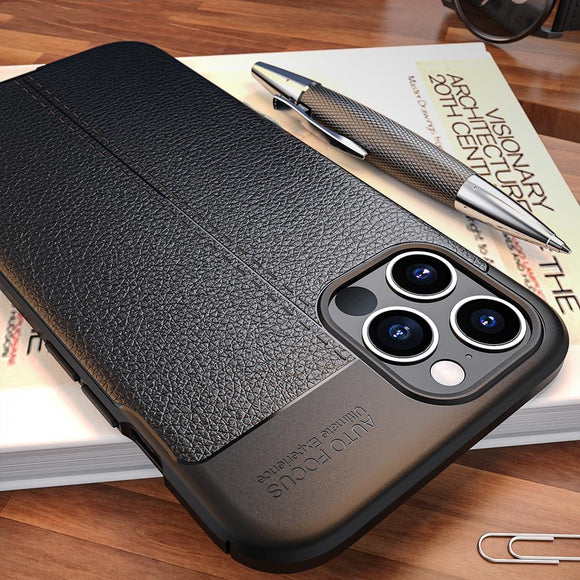 Luxury Ultra Thin Shockproof PU Silicone Soft Case For iPhone 11/Pro/Max X XR XS MAX 8 7 6S 6/Plus