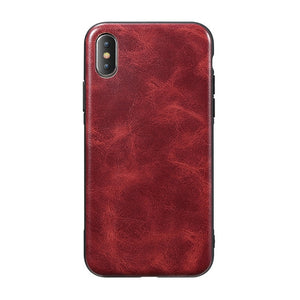 Business Leather Case For iPhone X XR XS MAX 8 7 6S 6/Plus