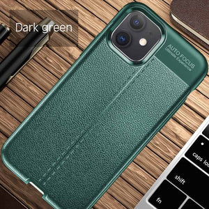 Hizada Ultra Thin Shockproof Litchi Pattern Soft SiliconeCase For iPhone 11/Pro/Max X XR XS MAX 8 7 6S 6/Plus