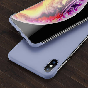 Luxury Candy Colors Frameless Hard PC For iPhone X XR XS MAX 8 7 6S 6/Plus