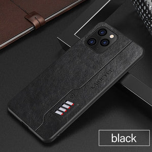 Luxury Ultra-thin Silicone Cassette Leather Case For iPhone 11/Pro/Max X XR XS MAX 8 7 6S 6/Plus SE2020