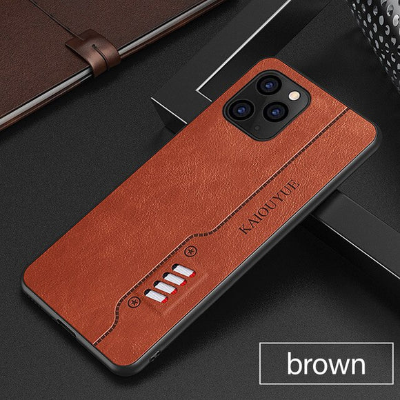 Luxury Ultra-thin Silicone Cassette Leather Case For iPhone 11/Pro/Max X XR XS MAX 8 7 6S 6/Plus SE2020