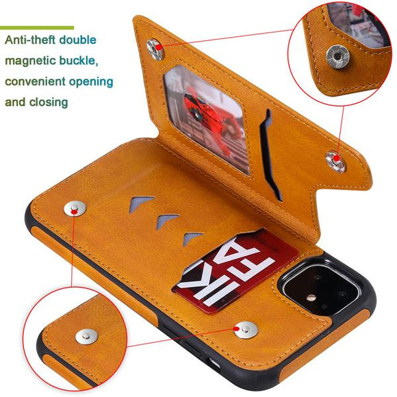Luxury PU Leather Wallet Flip Stand Cases For iPhone 11/Pro/Max X XR XS MAX 8 7 6S 6/Plus