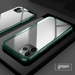 Hizada Fashion Tempered Glass Case For iPhone 11/Prro/Max X XR XS MAX 8 7 6S 6/Plus