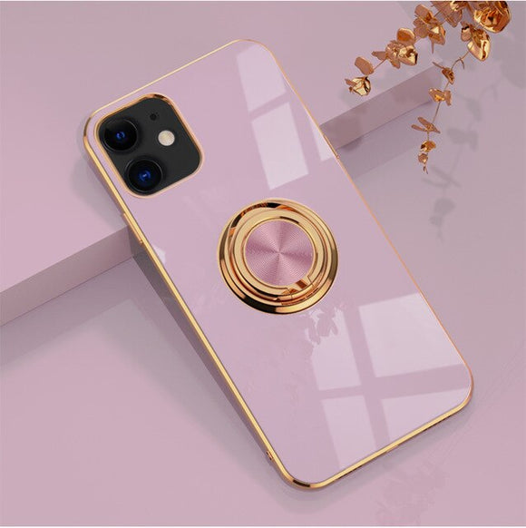 Luxury Magnetic Bracket Plating Case For iPhone 11/Pro/Max X XR XS MAX 8 7 6S 6/Plus SE2020