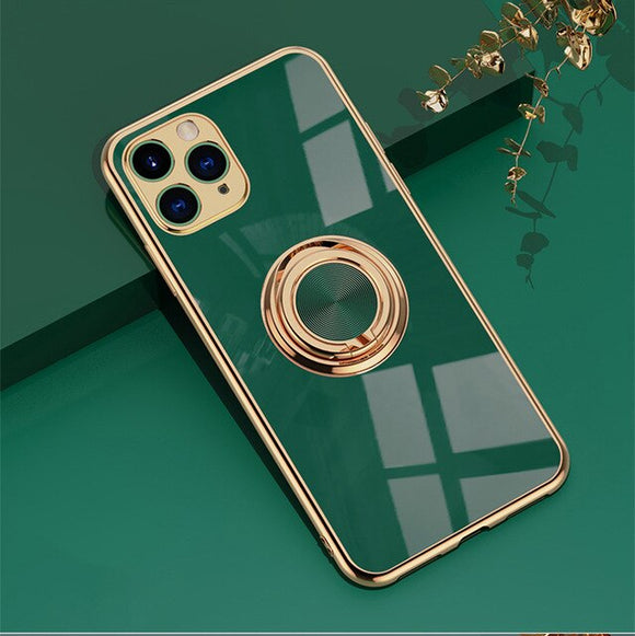 Luxury Magnetic Plating Soft Silicone Case For iPhone For iPhone 11/Pro/Max X XR XS MAX 8 7 6S 6/Plus