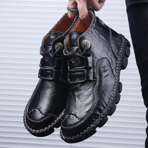 Vintage British Style Men's Casual Ankle Boots