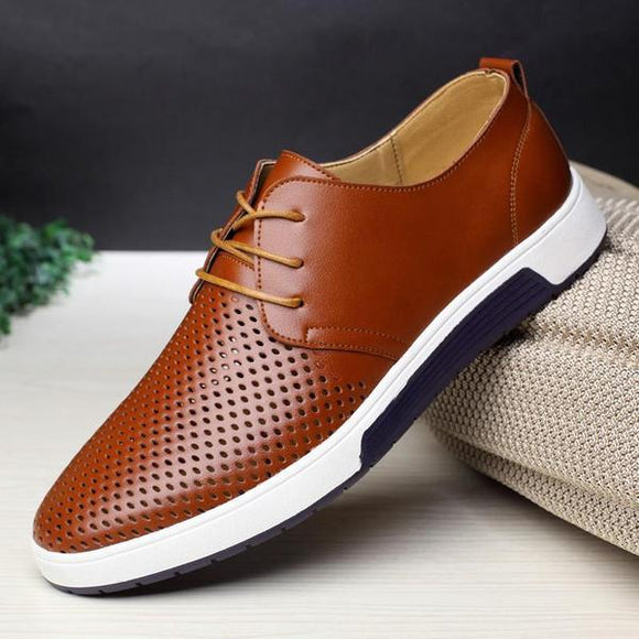 2019 British Style Men's Oxford Casual Shoes