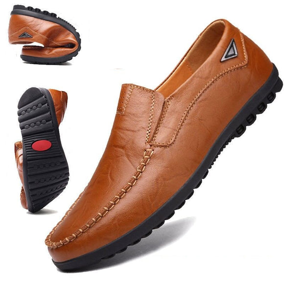 Hizada 2020 Fashion New Soft Comfortable Leather Moccasins Casual Shoes