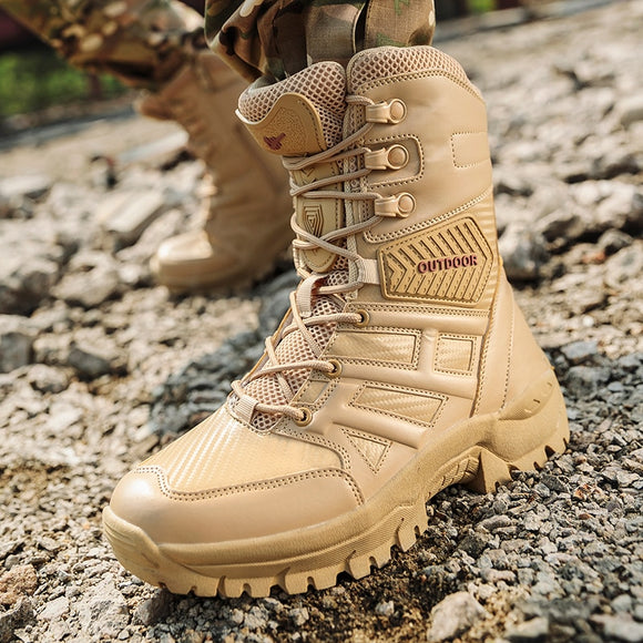 2019 Men's Fashion Military Tactical Army Work Boots
