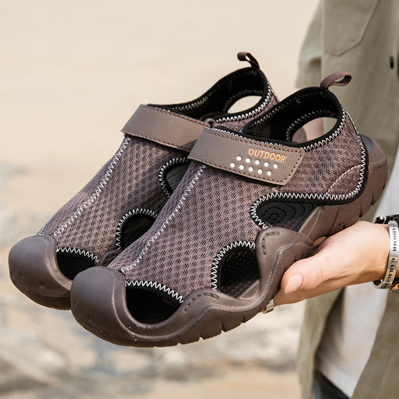 Outdoor Fashion Plus Size Men's Summer Mesh Breathable Sandals
