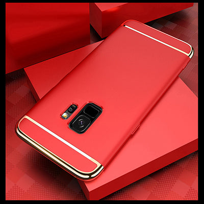 Phone Case - Luxury Matte 3 IN 1 Hard PC Shockproof Back Cover For Samsung S10 S10Plus S10E Note 9/8 New