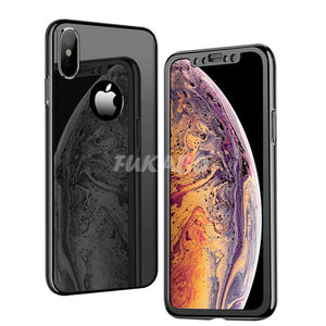 Plating Mirror 360 Full Cover For iPhone X XR XS MAX 8 7 6S 6/Plus