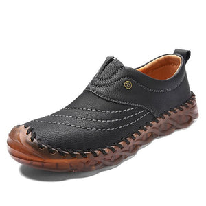 Hizada British Style Men's Comfortable Breathable Moccasins Loafers