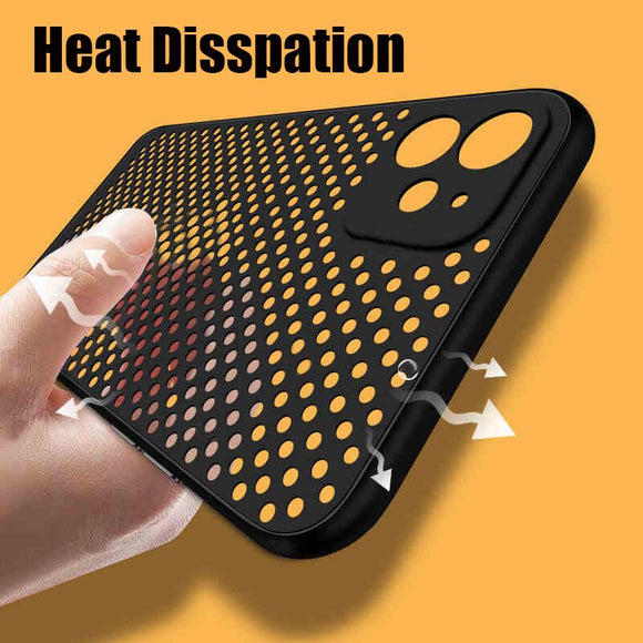 New Shockproof Heat Dissipation Soft TPU Durable Case For iPhone 11/Pro/Max X XR XS MAX 8 7 6S 6/Plus