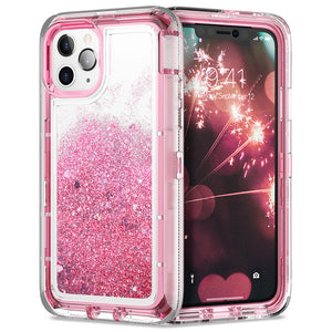 Bling Glitter Shockproof Quicksand Liquid Case For iPhone 11/Pro/Max X XR XS MAX 8 7 6S 6/Plus