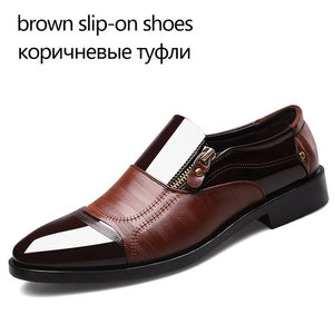 2019 New Fashion Classic Men's Leather Casual Shoes