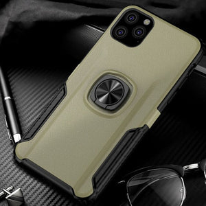 Luxury Shockproof Armor Magnetic Ring Holder Case For iPhone 11 X XR XS MAX 8 7 6S 6/Plus