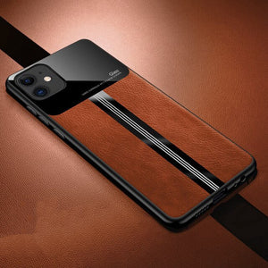 Hizada Luxury Shockproof Leather Silicone Case For iPhone 11/Pro/Max X XR XS MAX 8 7 6S 6/Plus