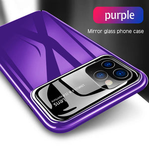Fashion Ultra Thin Mirror Glass Case For iPhone 11/Pro/Max X XR XS MAX 8 7/Plus