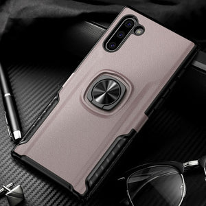 Luxury Shockproof Soft TPU Magnetic Ring Holder Case For Samsung Note 10/9 S10/Plus/E S9 S8/Plus