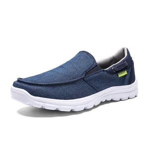 Hizada Men's Soft Breathable Canvas Casual Shoes