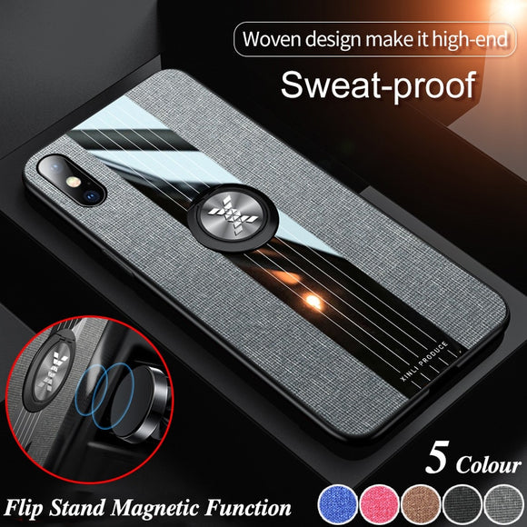 Ultra Thin Magnetic Ring Holder Case For iPhone X XR XS MAX 8 7 6S 6/Plus