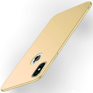 Ultra Thin Matte Hard PC Phone Case For iPhone X XR XS XS MAX