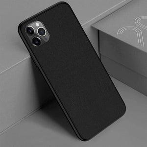 Utra Slim Canvas Soft Silicone Case For iPhone 11/Pro/Max X XR XS MAX 8 7 6S 6/Plus